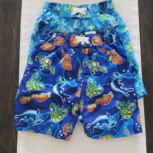 Sand n Sun brand Boys swim trunks. 2 pair